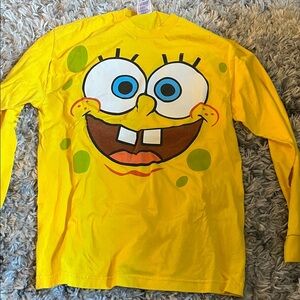 SpongeBob SquarePants Yellow Long Sleeve Tee